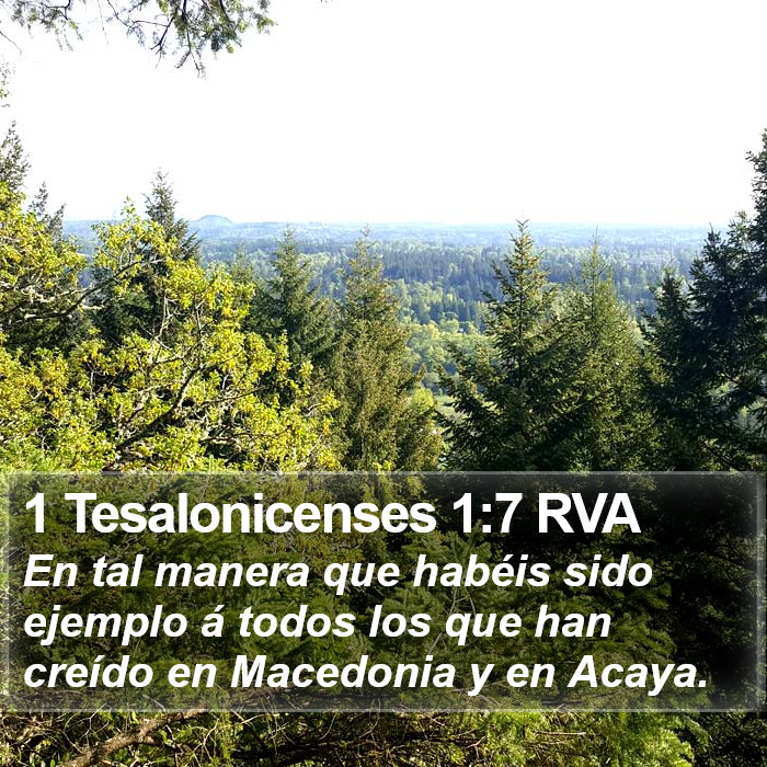 1 Tesalonicenses 1:7 RVA Bible Study