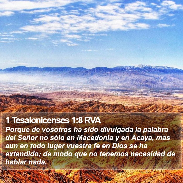 1 Tesalonicenses 1:8 RVA Bible Study