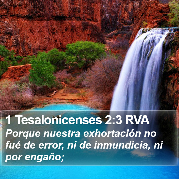 1 Tesalonicenses 2:3 RVA Bible Study