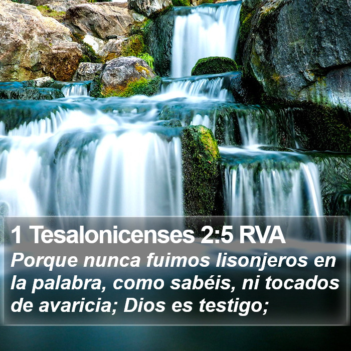 1 Tesalonicenses 2:5 RVA Bible Study