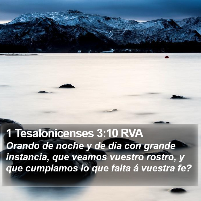 1 Tesalonicenses 3:10 RVA Bible Study