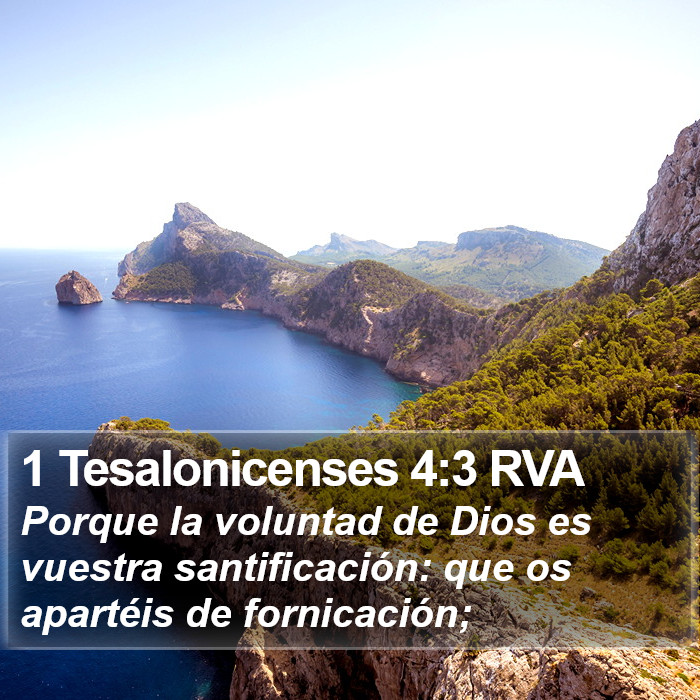 1 Tesalonicenses 4:3 RVA Bible Study