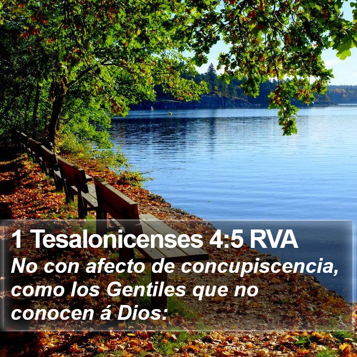 1 Tesalonicenses 4:5 RVA Bible Study