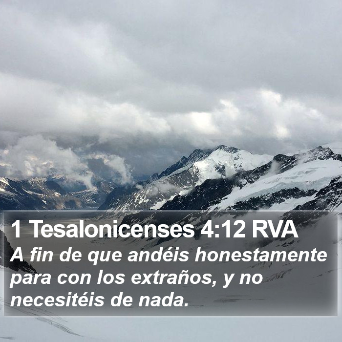 1 Tesalonicenses 4:12 RVA Bible Study