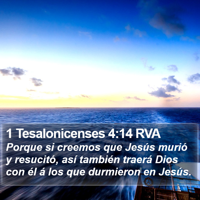 1 Tesalonicenses 4:14 RVA Bible Study