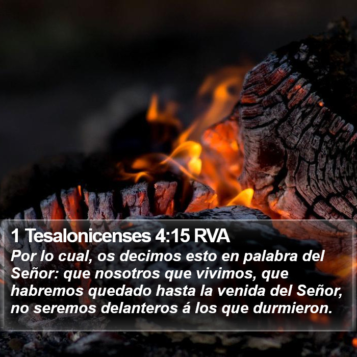 1 Tesalonicenses 4:15 RVA Bible Study