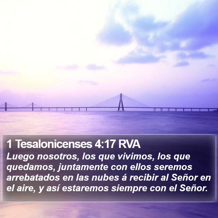 1 Tesalonicenses 4:17 RVA Bible Study