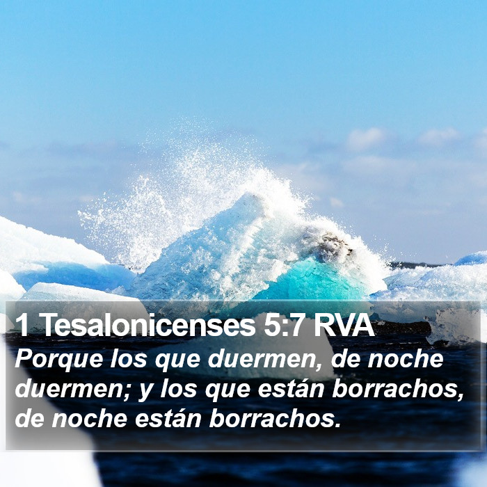 1 Tesalonicenses 5:7 RVA Bible Study