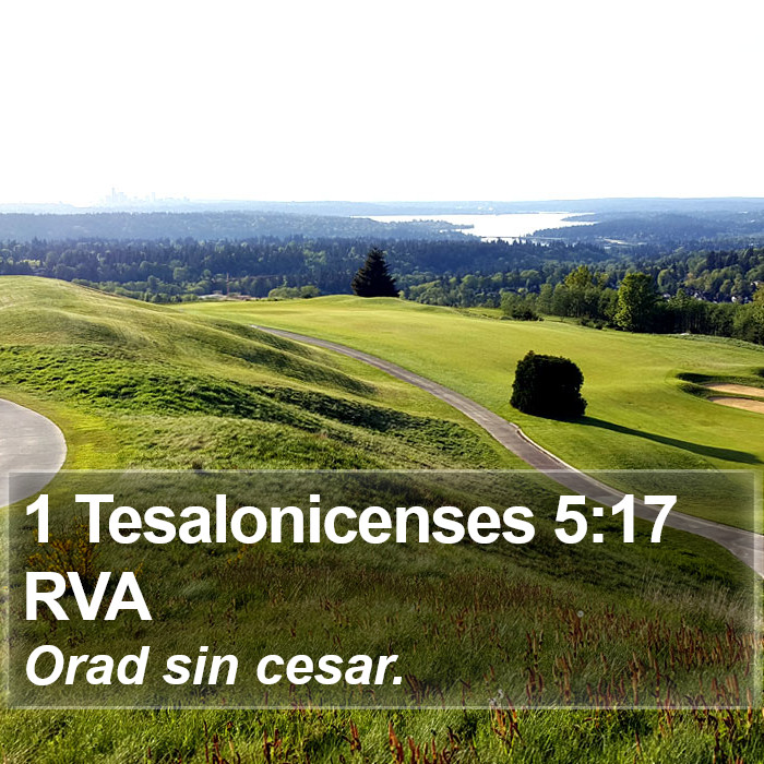 1 Tesalonicenses 5:17 RVA Bible Study