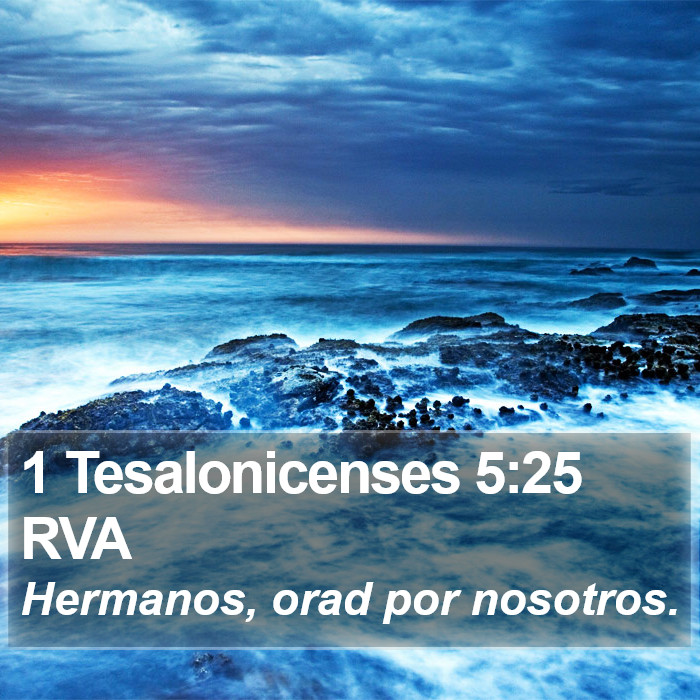 1 Tesalonicenses 5:25 RVA Bible Study