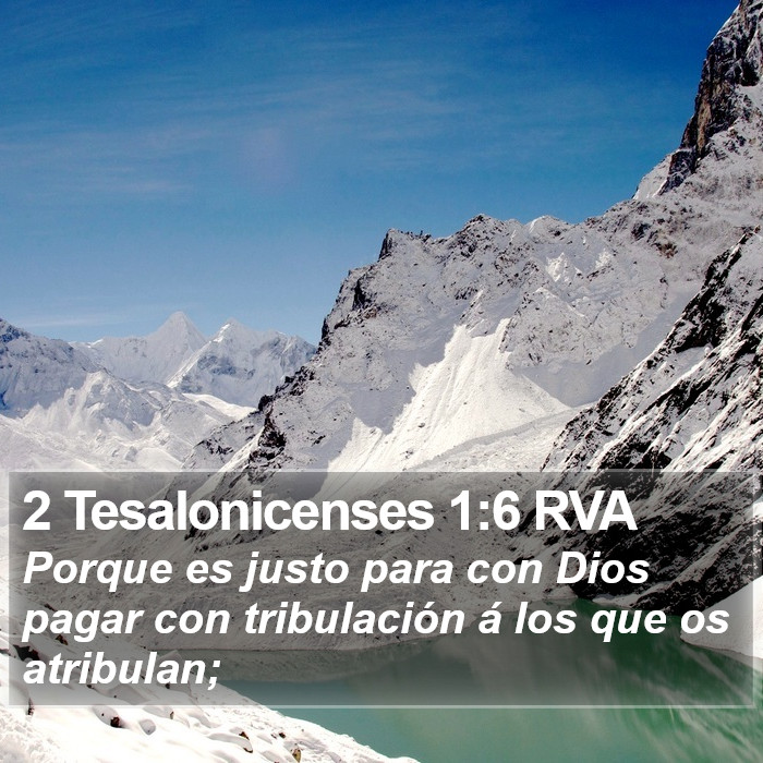 2 Tesalonicenses 1:6 RVA Bible Study