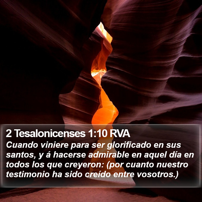 2 Tesalonicenses 1:10 RVA Bible Study