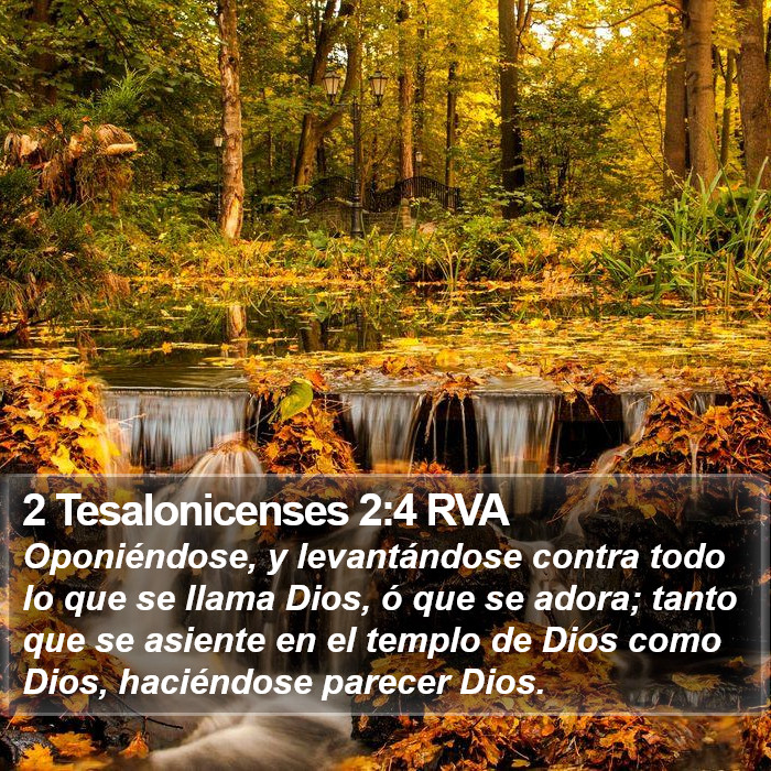 2 Tesalonicenses 2:4 RVA Bible Study