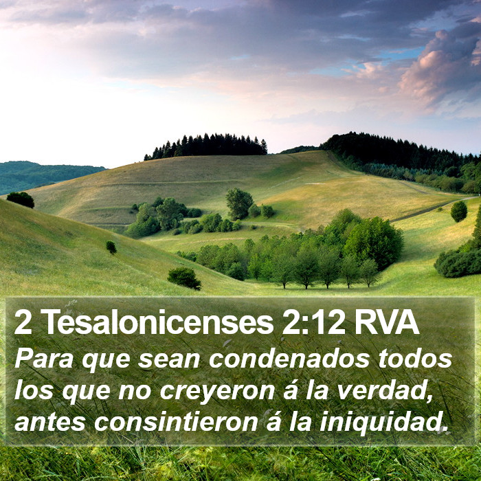 2 Tesalonicenses 2:12 RVA Bible Study