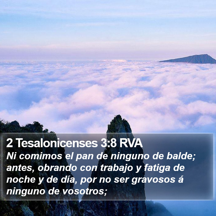 2 Tesalonicenses 3:8 RVA Bible Study