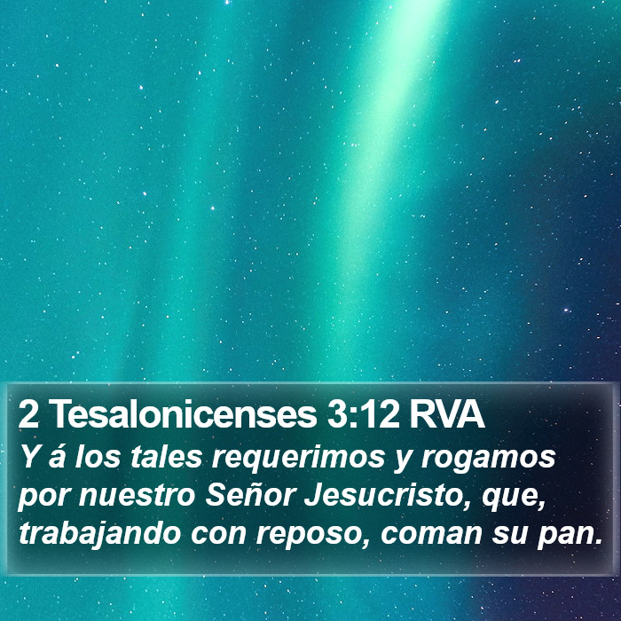 2 Tesalonicenses 3:12 RVA Bible Study