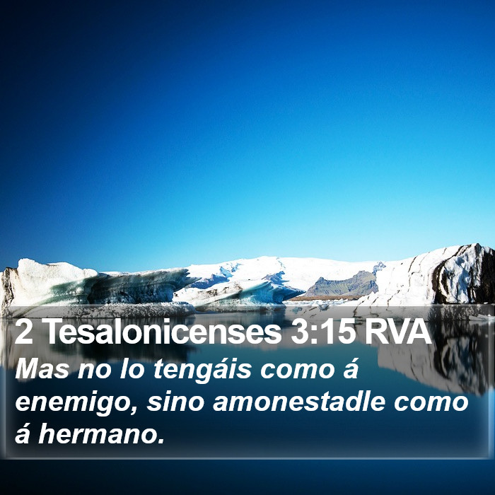 2 Tesalonicenses 3:15 RVA Bible Study