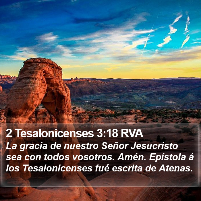 2 Tesalonicenses 3:18 RVA Bible Study