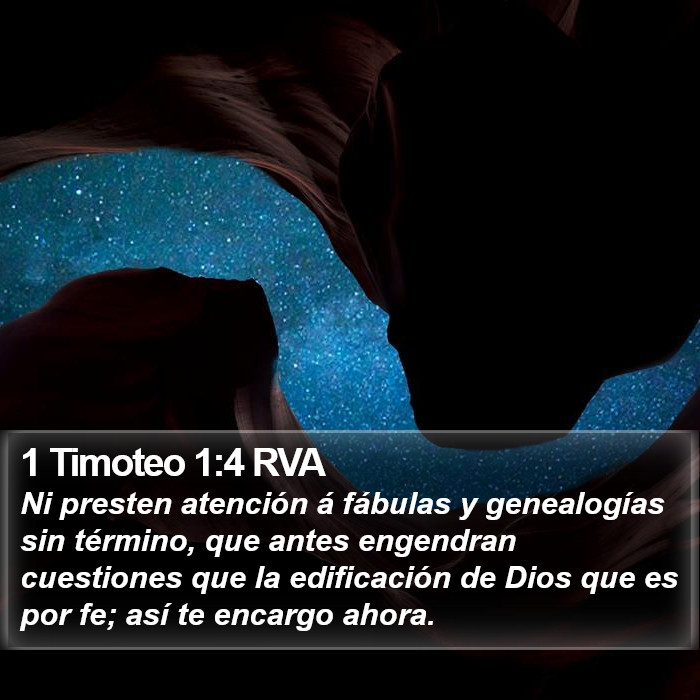 1 Timoteo 1:4 RVA Bible Study