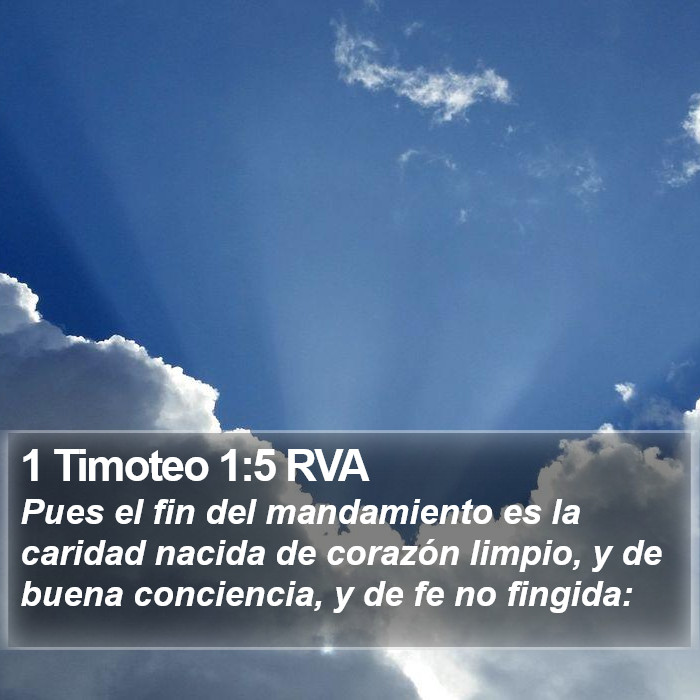 1 Timoteo 1:5 RVA Bible Study