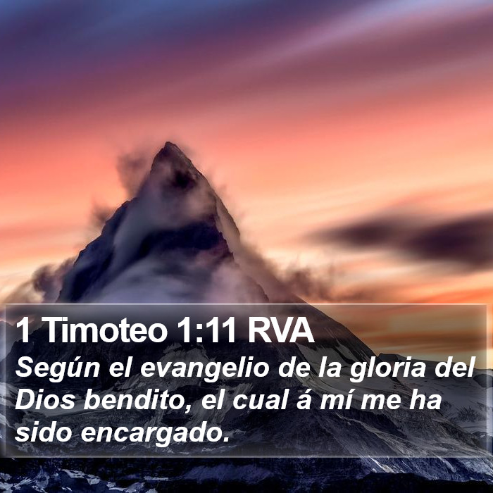 1 Timoteo 1:11 RVA Bible Study