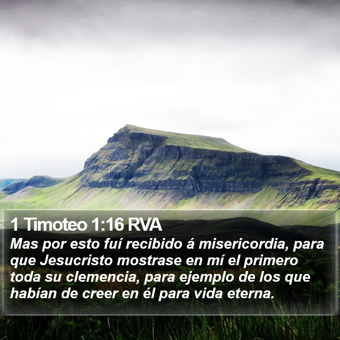 1 Timoteo 1:16 RVA Bible Study