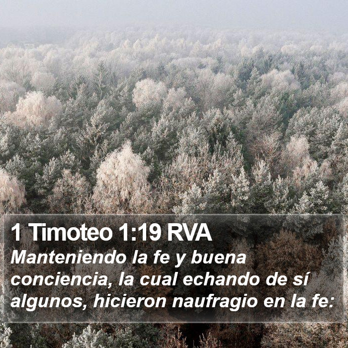 1 Timoteo 1:19 RVA Bible Study