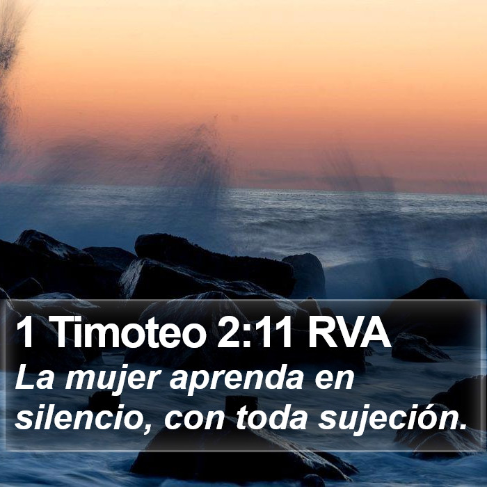 1 Timoteo 2:11 RVA Bible Study