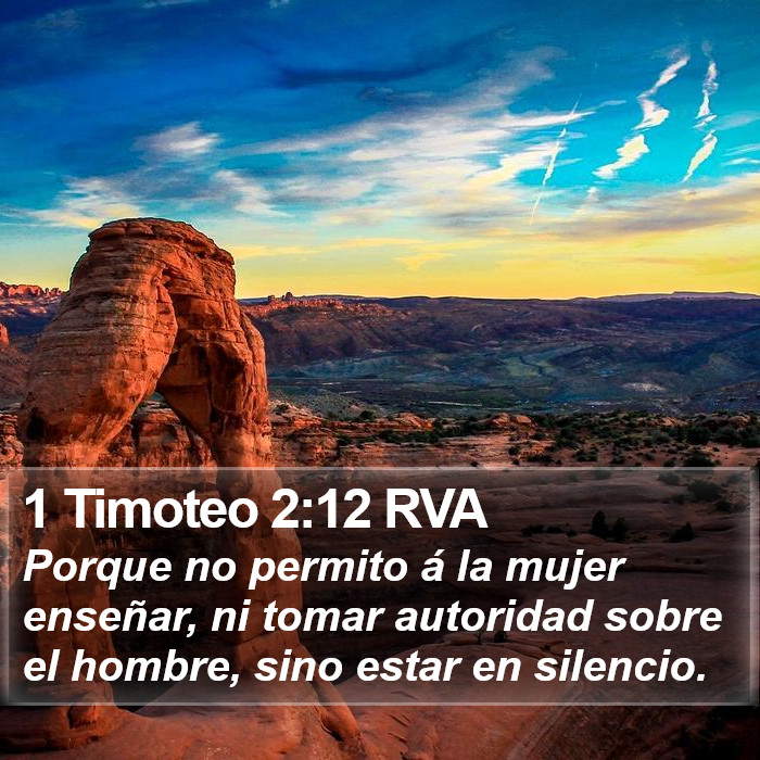 1 Timoteo 2:12 RVA Bible Study