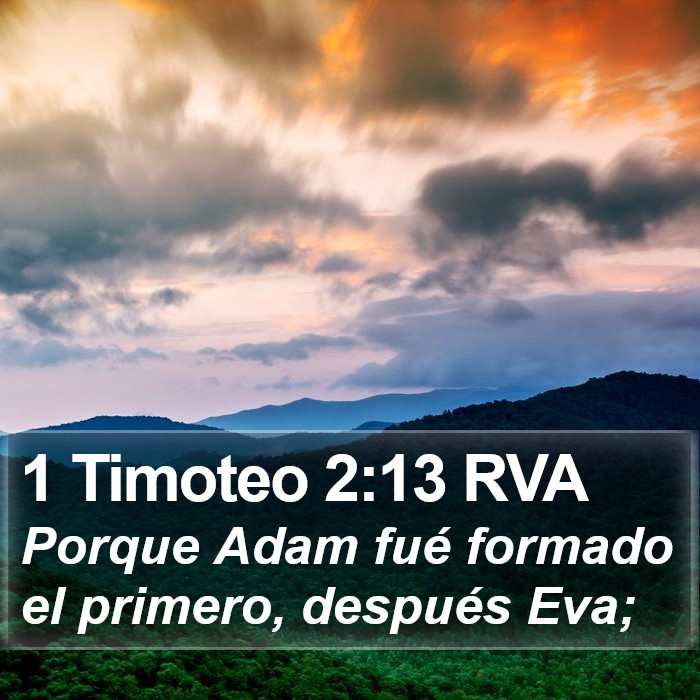 1 Timoteo 2:13 RVA Bible Study