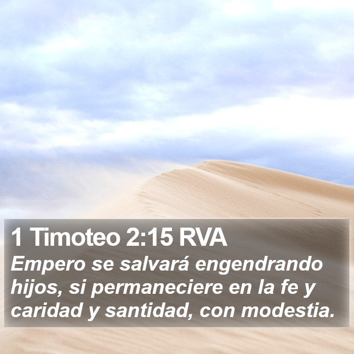 1 Timoteo 2:15 RVA Bible Study