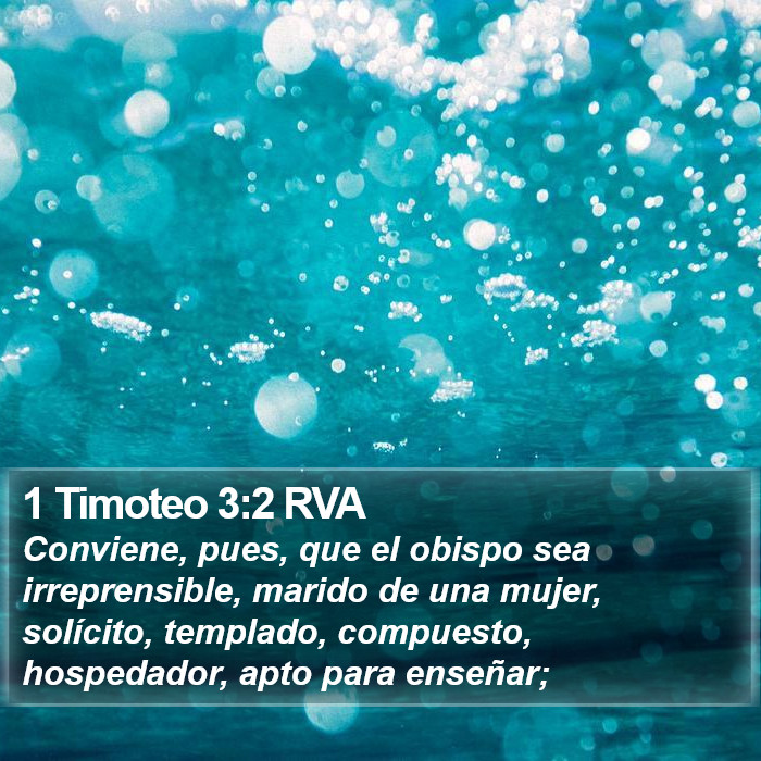 1 Timoteo 3:2 RVA Bible Study