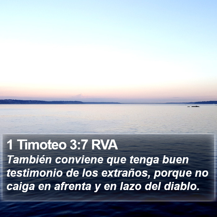 1 Timoteo 3:7 RVA Bible Study