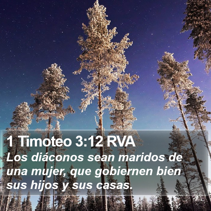 1 Timoteo 3:12 RVA Bible Study