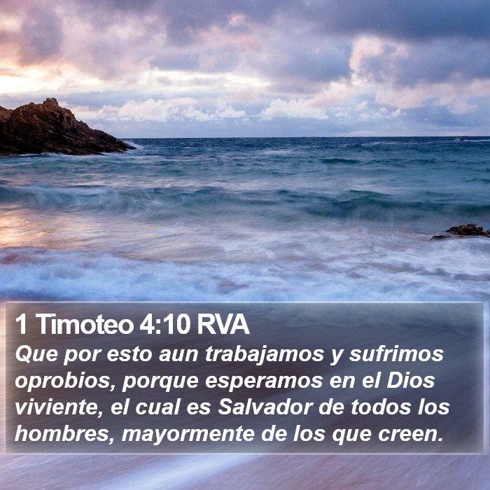 1 Timoteo 4:10 RVA Bible Study