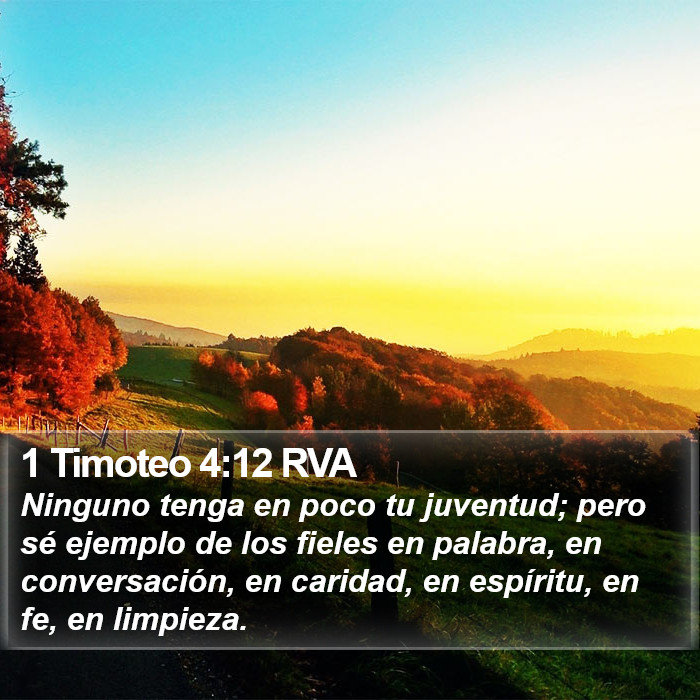 1 Timoteo 4:12 RVA Bible Study