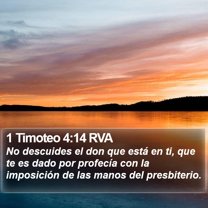 1 Timoteo 4:14 RVA Bible Study