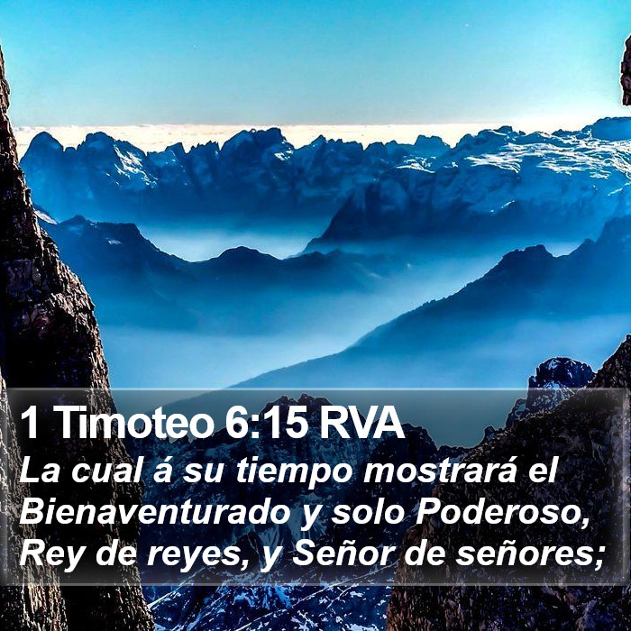 1 Timoteo 6:15 RVA Bible Study