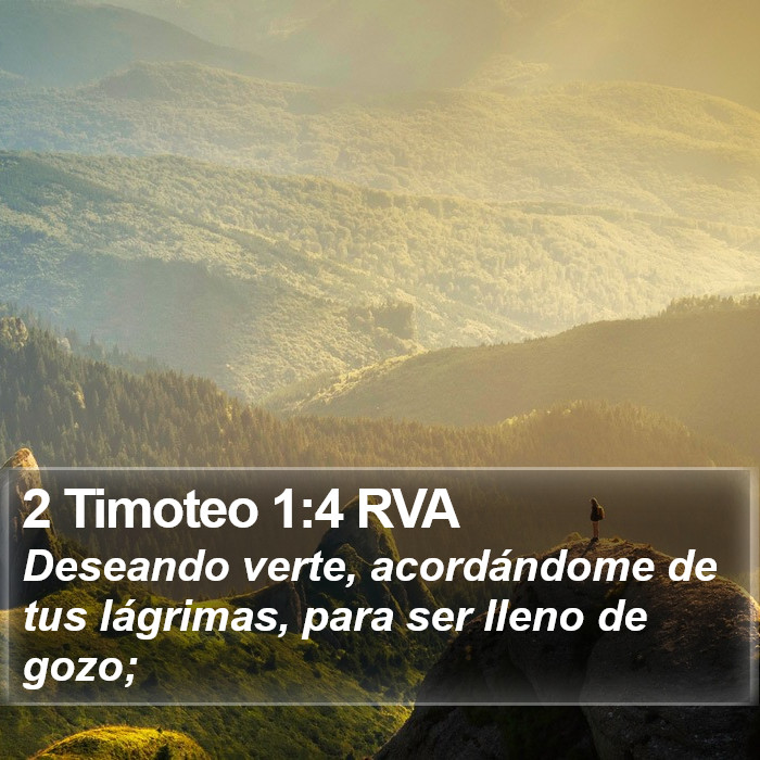 2 Timoteo 1:4 RVA Bible Study