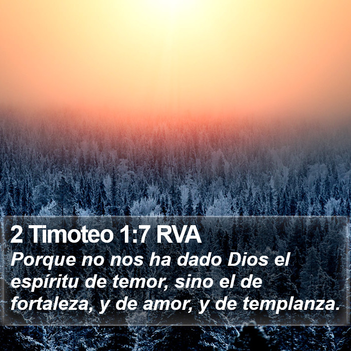 2 Timoteo 1:7 RVA Bible Study