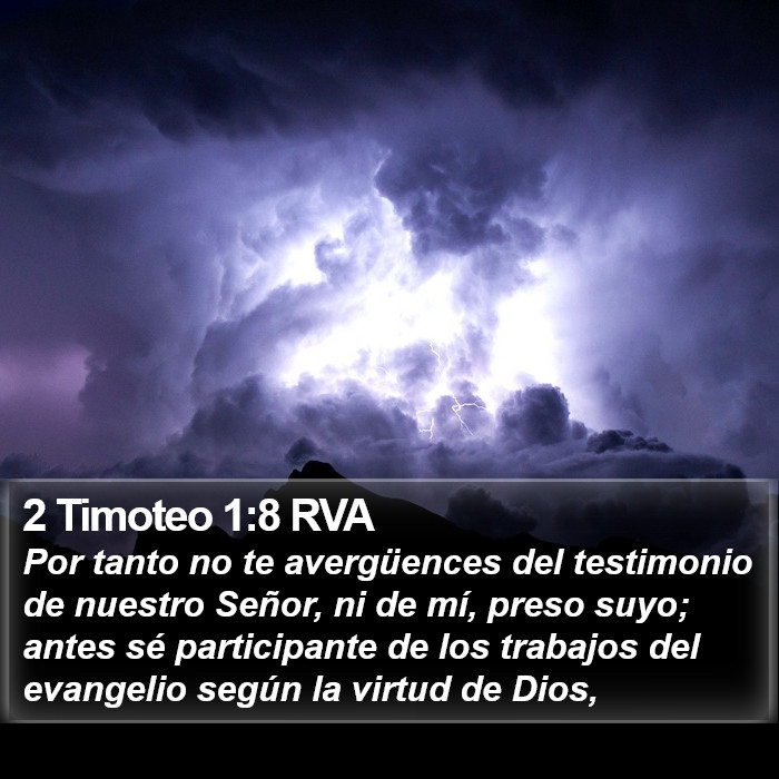 2 Timoteo 1:8 RVA Bible Study