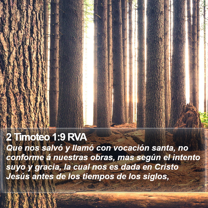 2 Timoteo 1:9 RVA Bible Study