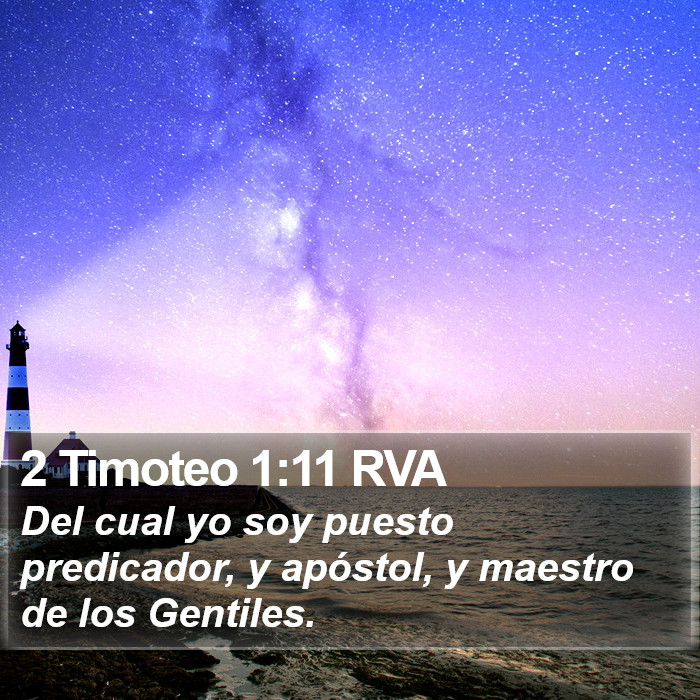 2 Timoteo 1:11 RVA Bible Study