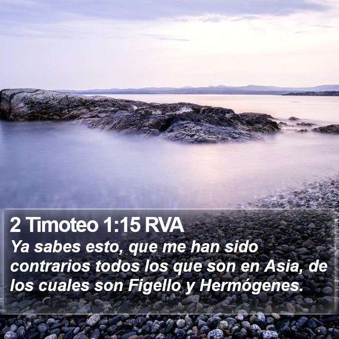 2 Timoteo 1:15 RVA Bible Study