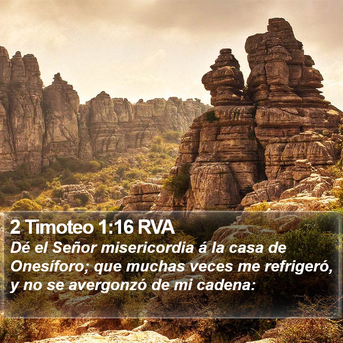 2 Timoteo 1:16 RVA Bible Study