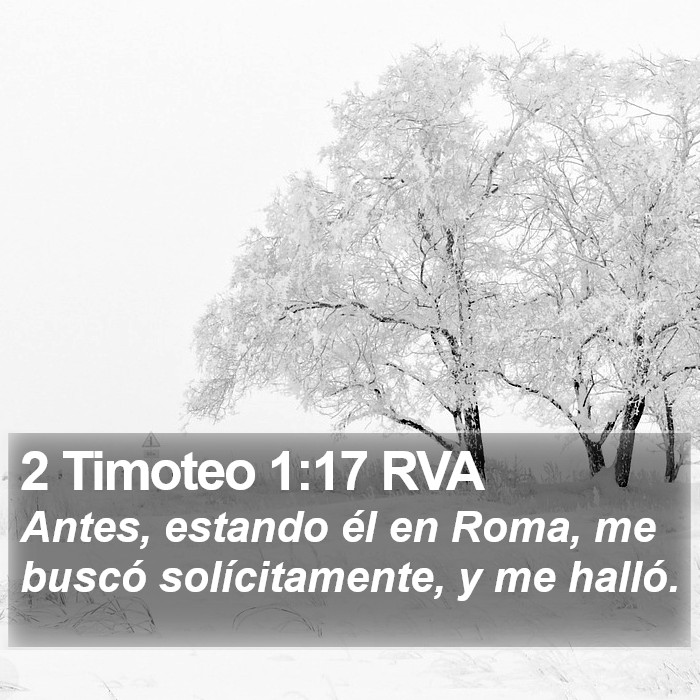 2 Timoteo 1:17 RVA Bible Study