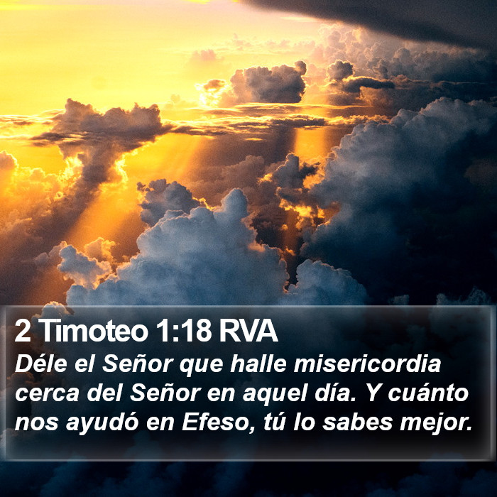 2 Timoteo 1:18 RVA Bible Study