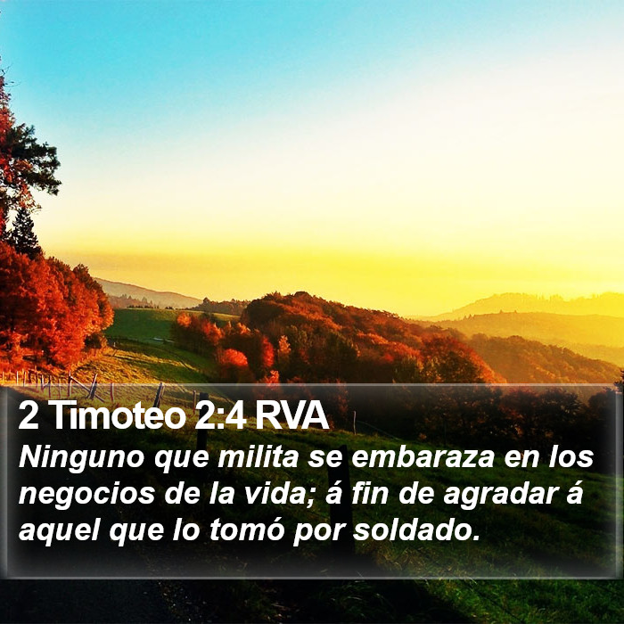 2 Timoteo 2:4 RVA Bible Study