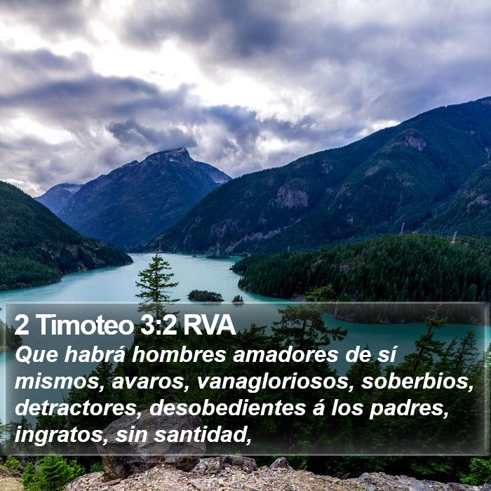 2 Timoteo 3:2 RVA Bible Study