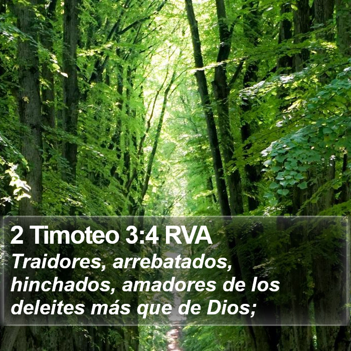 2 Timoteo 3:4 RVA Bible Study